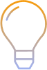 A lightbulb icon